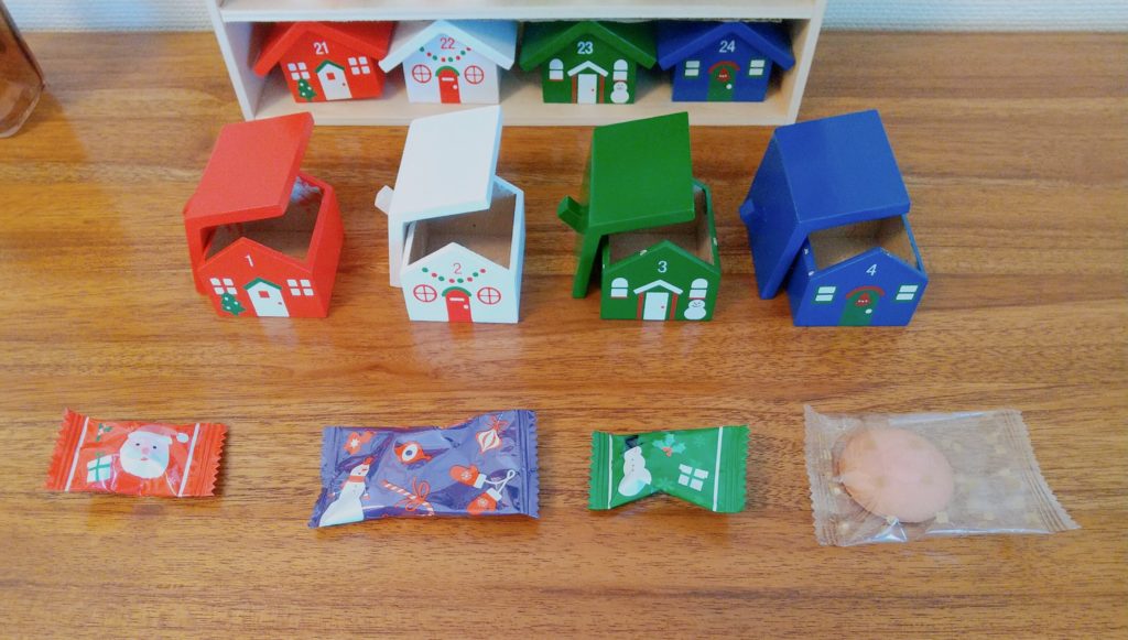 アドベントカレンダー2020　ハウスのお菓子