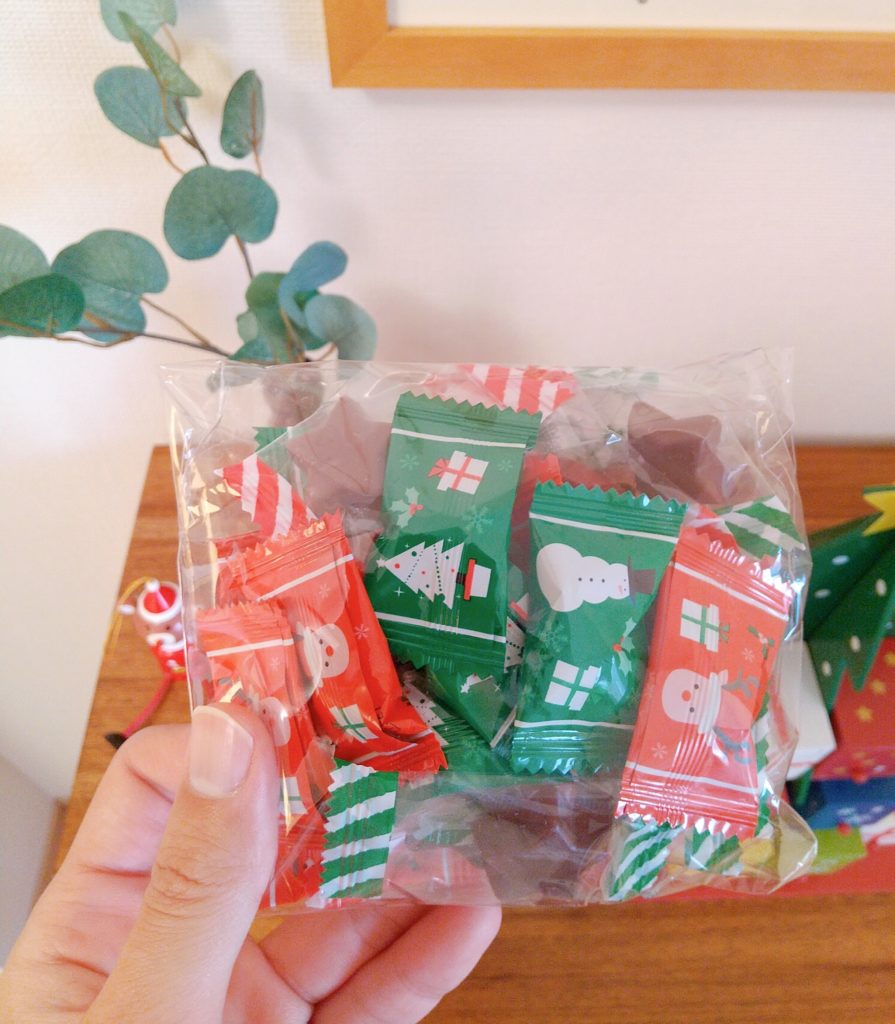 アドベントカレンダー2020 ツリーのお菓子