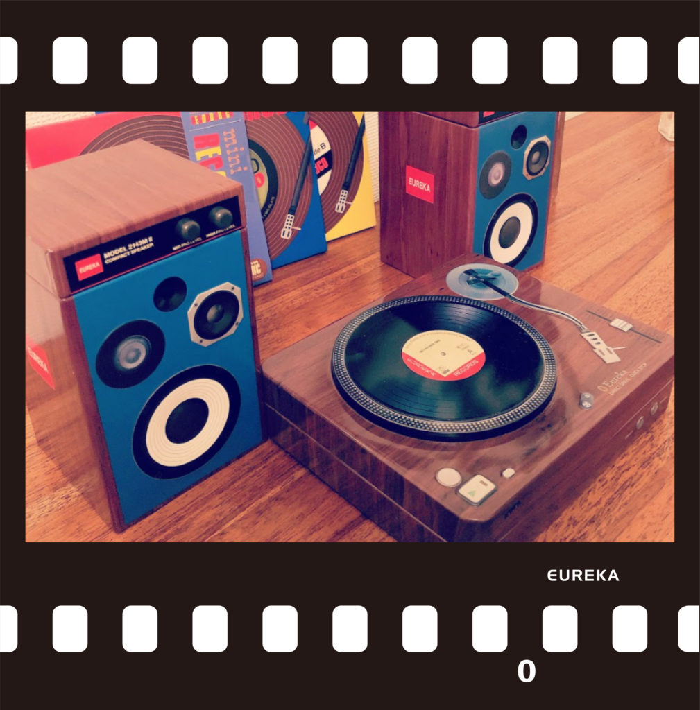 エウレカ バレンタイン ギフト レコードプレーヤー缶
