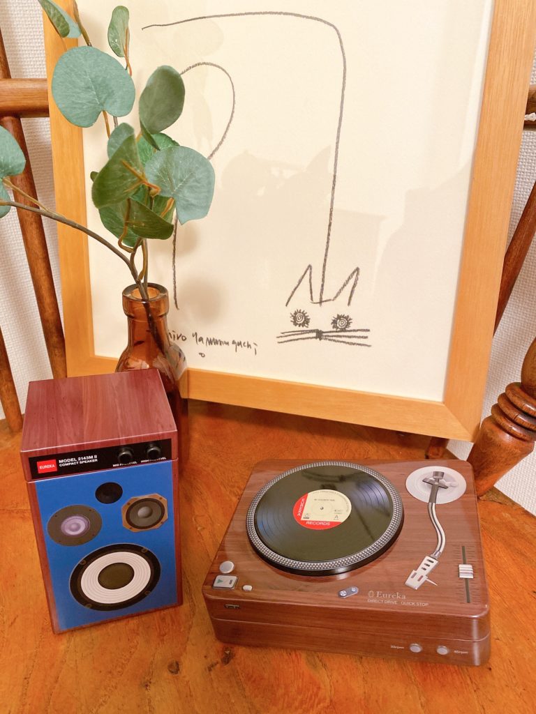 エウレカ バレンタイン ギフト レコードプレーヤー缶