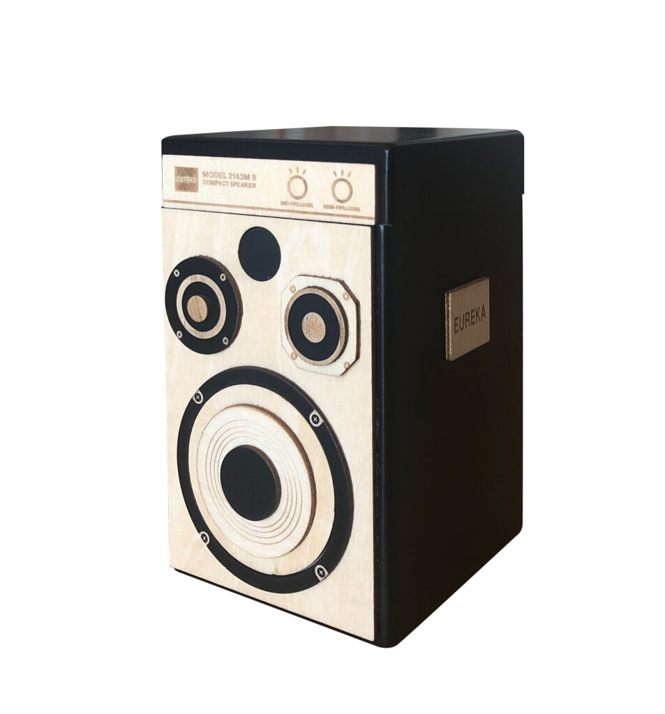 スピーカー木箱　クッキー　チョコレート　オーディオ好き