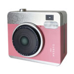 インスタントカメラ缶ピンク白抜き500