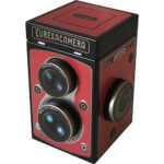 レフレックスカメラ缶レッド白抜き500