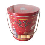 クリスマスネコバケツ缶 エウレカ