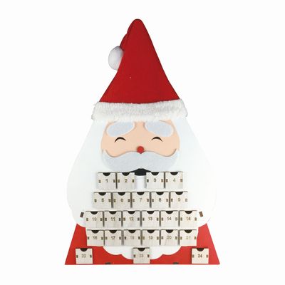 クリスマス ウッドボックスカレンダー サンタ ギフト用おしゃれなお菓子の専門店 株式会社エウレカ