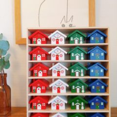 アドベントカレンダー2020② ウッドボックスカレンダー(ハウス)