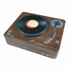 エウレカのバレンタイン商品　レコードプレーヤー缶のご紹介