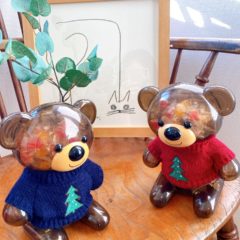 エウレカのクリスマス商品　ベアマネーバンクのご紹介