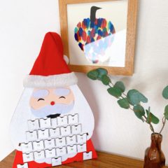 【エウレカ　アドベント2020　④】ウッドボックスカレンダー（サンタ）