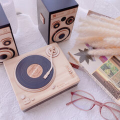 【オーディオスピーカー木箱リメイクアイディア】～a3kiiiiiii様のリメイクをご紹介④～　スピーカー木箱から音楽を流そう！