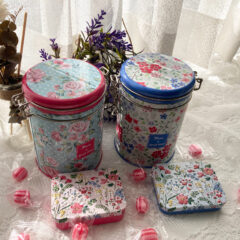 キャニスター缶（フラワー）＆フラワーギフトミニ缶　～エウレカスプリング商品のご紹介～
