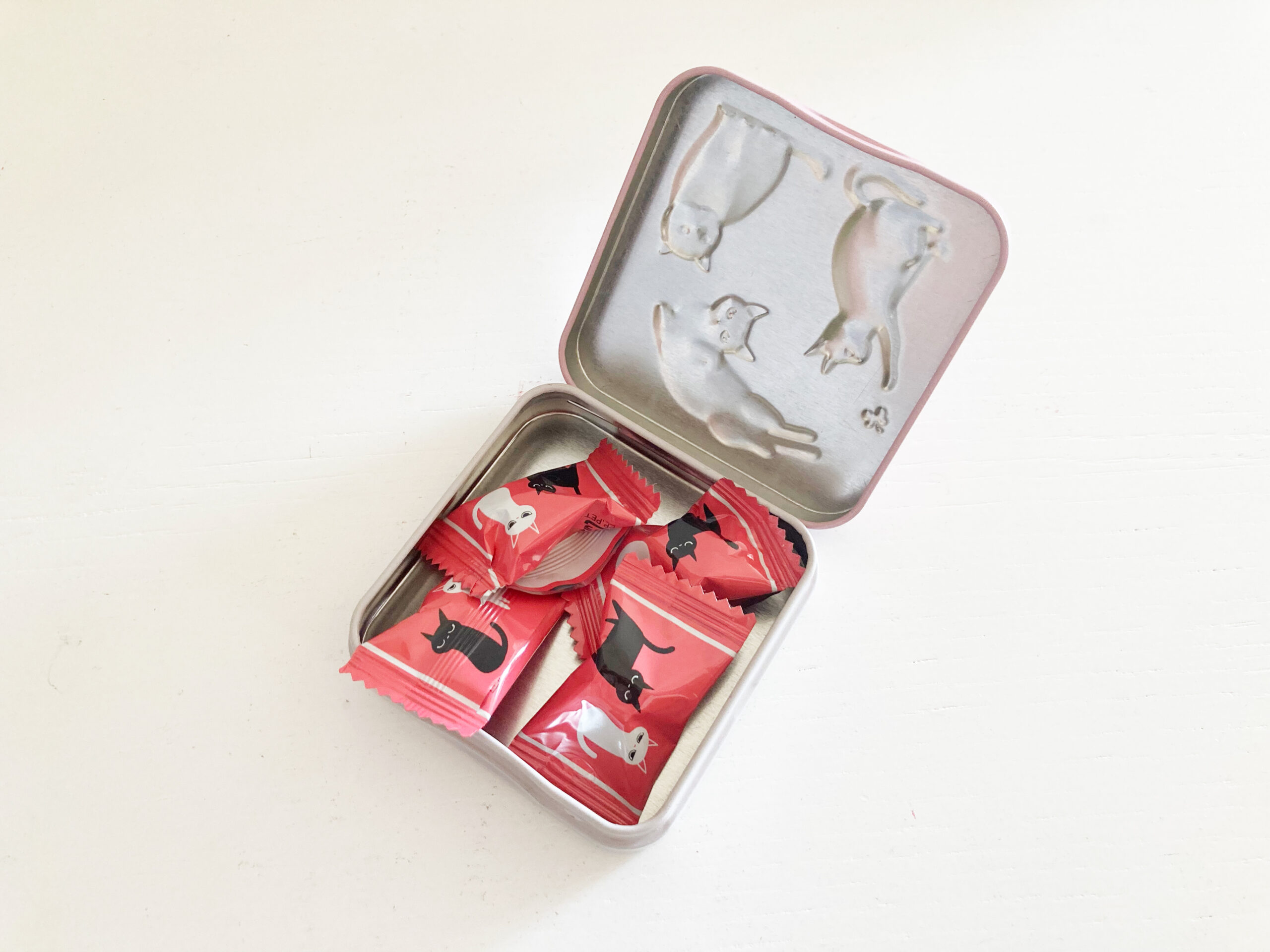 ２０２３年８月下旬販売】ネコ ミニ缶（ピンク） | 株式会社エウレカ