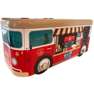 非公開: キッチンカー缶（カフェ）レッド