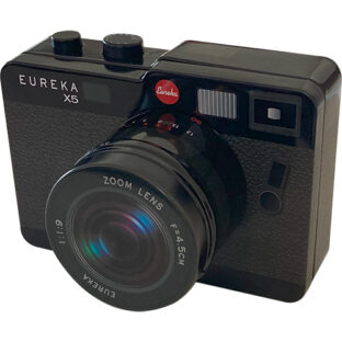 カメラ缶(ブラック)望遠レンズ(ブラック)