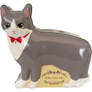 ネコ　ウォーキング缶（ハチワレ）