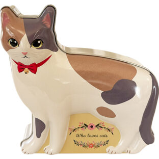 ネコ　ウォーキング缶（ミケネコ）