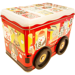 バス缶カレンダー（木製オーナメント付き）