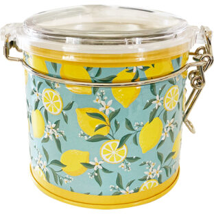 レモン　クッキー缶
