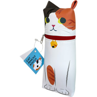 【2026年2月5日以降販売開始予定】ネコ　ポーチ(三毛猫)