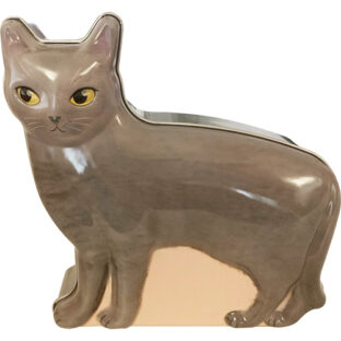 ネコ　ウォーキング缶（グレー）