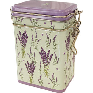 ラベンダー　キャニスター缶