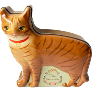 【2026年2月5日以降販売開始予定】ネコ　ウォーキング缶（ブラウン）