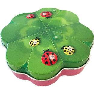 レディーバード&クローバー缶