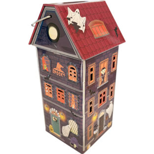 ハロウィン　ホーンテッドハウス缶