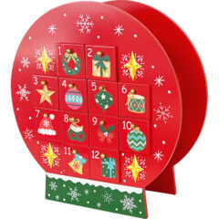 ウッドカレンダー（スノードーム）