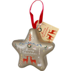 クリスマス　オーナメント缶（スター）