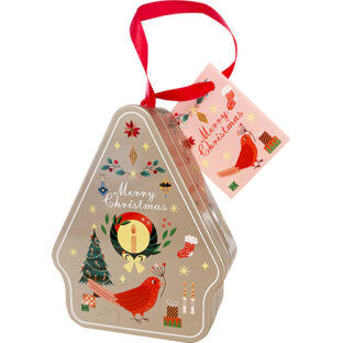 クリスマス　オーナメント缶（ハウス）