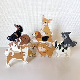 ドッグ　木製バランスゲーム