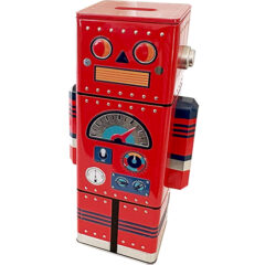 ロボット缶(レッド)