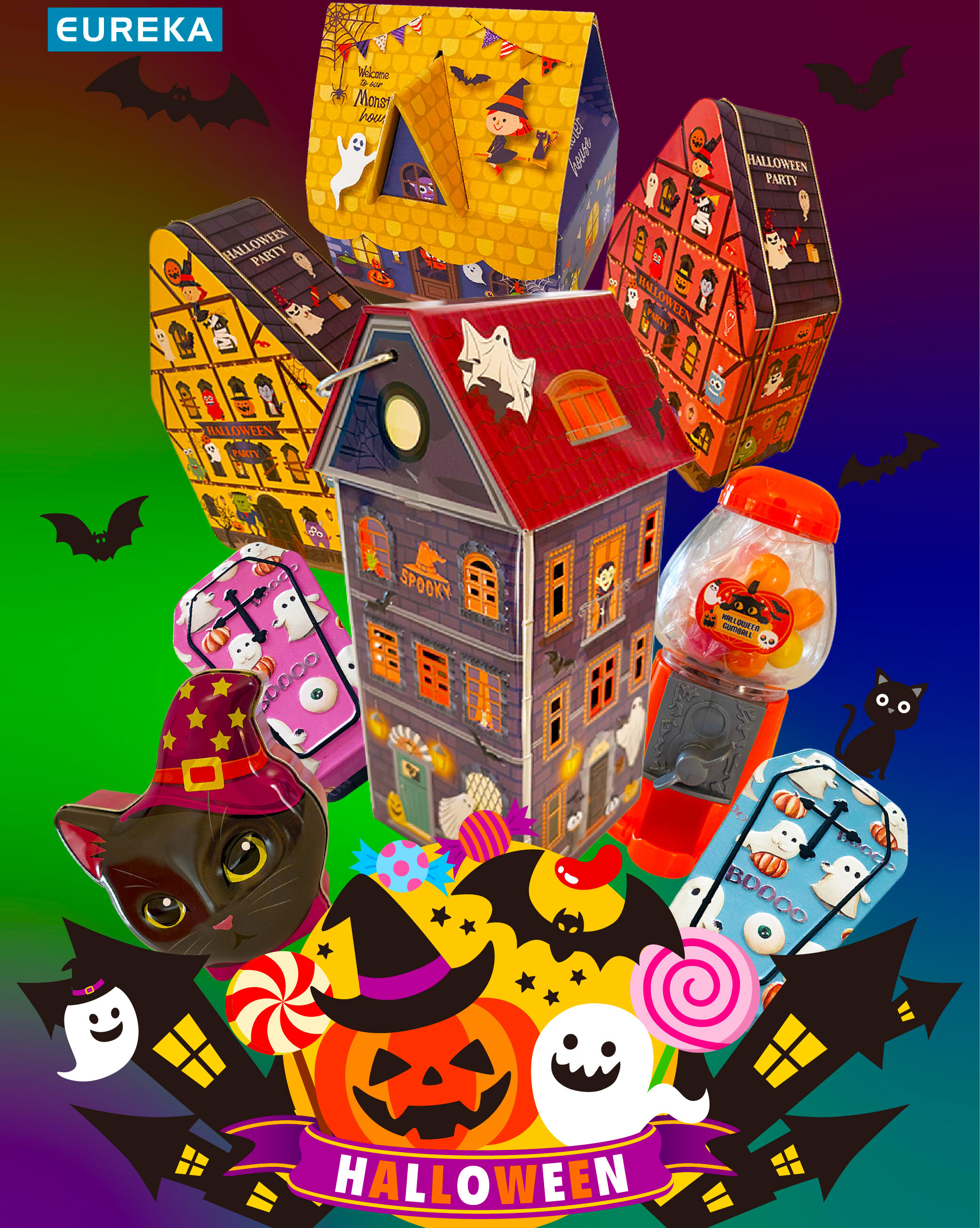 ハロウィン お届け物 第1弾ハロウィンギフト【オモシロ缶編】2025HALLOWEEN | 株式