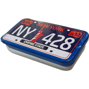 【2025年12月末販売開始予定】ミニ　ナンバープレート缶(NY）