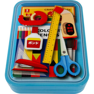 【2026年3月上旬以降販売開始予定】お道具箱ミニ缶(ブルー)