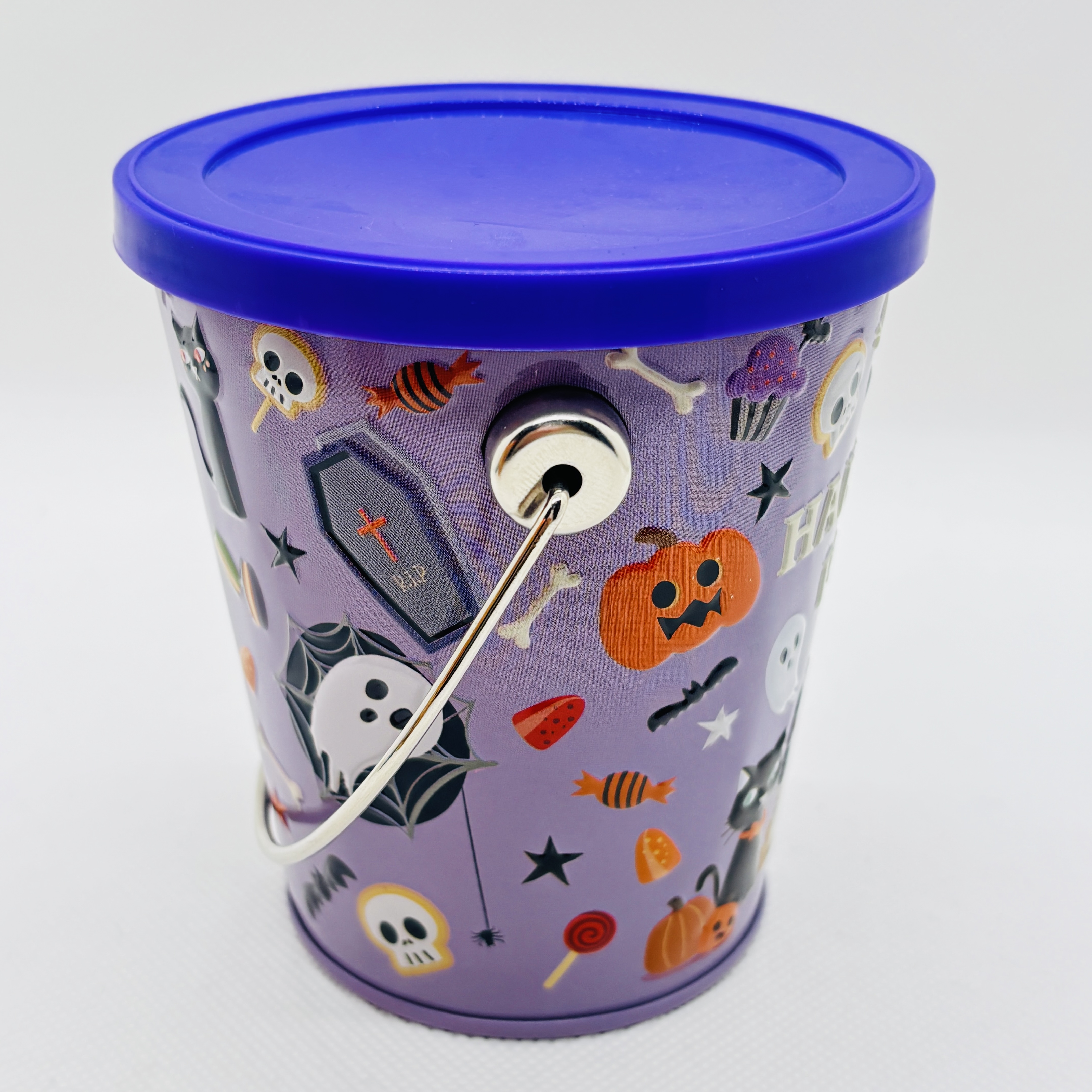 2026年8月下旬以降販売開始予定】ハロウィン バケツ缶（パープル