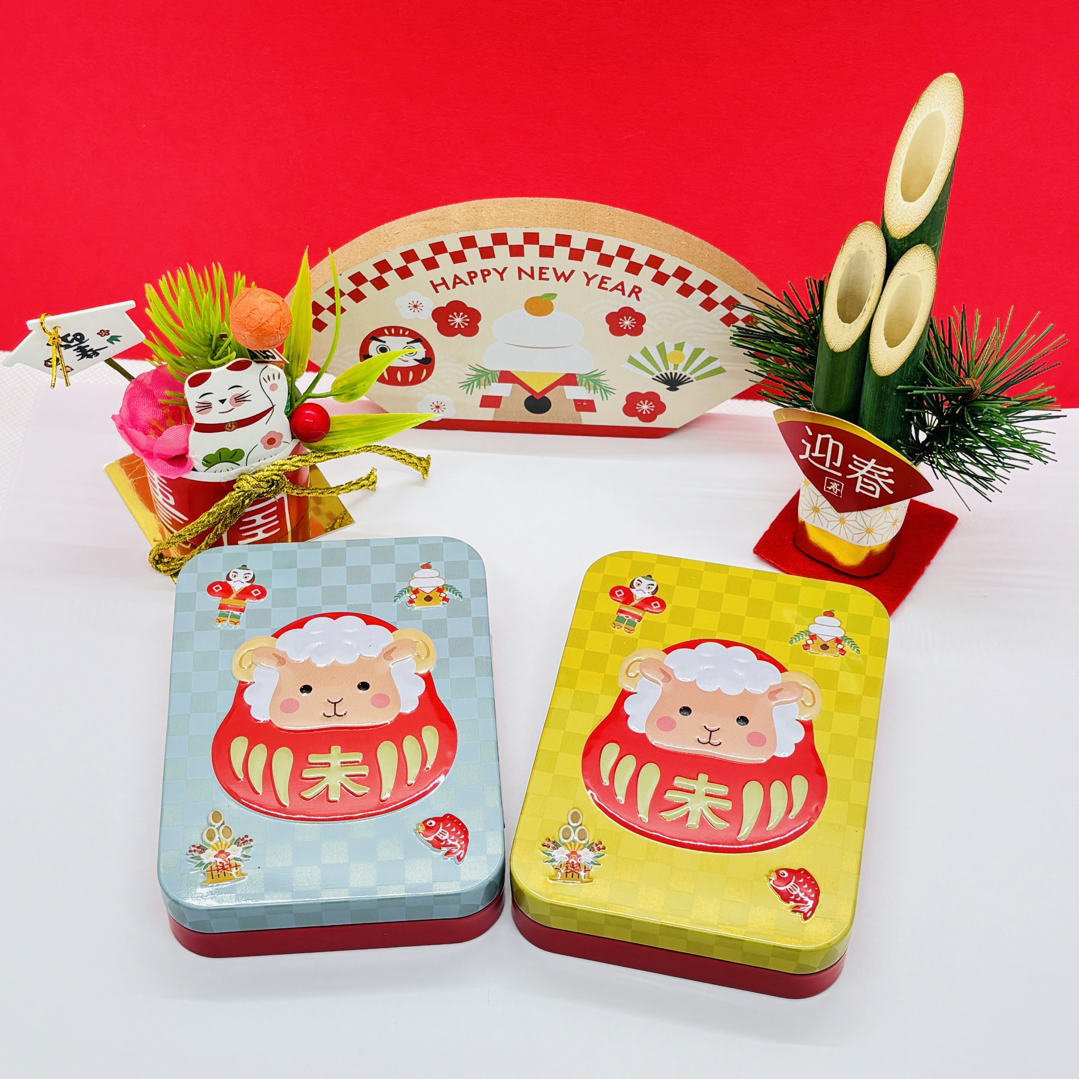 ひつじ ミニ缶(ブルー)【2026年10月下旬販売開始予定】 | 株式会社エウレカ